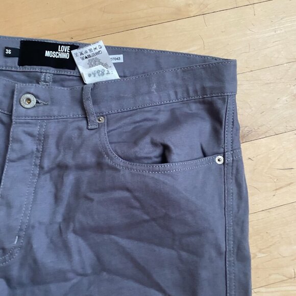 Love Moschino joggers in gray sz 36 - Picture 3 of 8